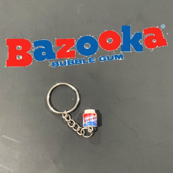 Bazooka Bubblegum Pack Keychain – Pop of Nostalgia - Picture 1 of 8